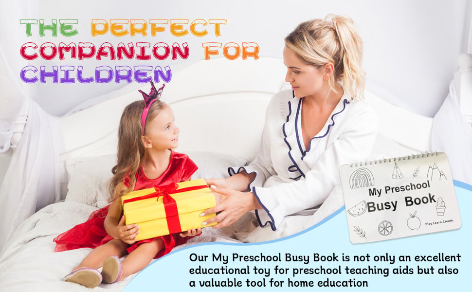 Education Workbook Activity Binder Learning Toys