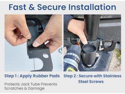 🔥Aluminum RV Towing Chain Organizer & 7-Way Plug Holder ( RV Camper Accessories )