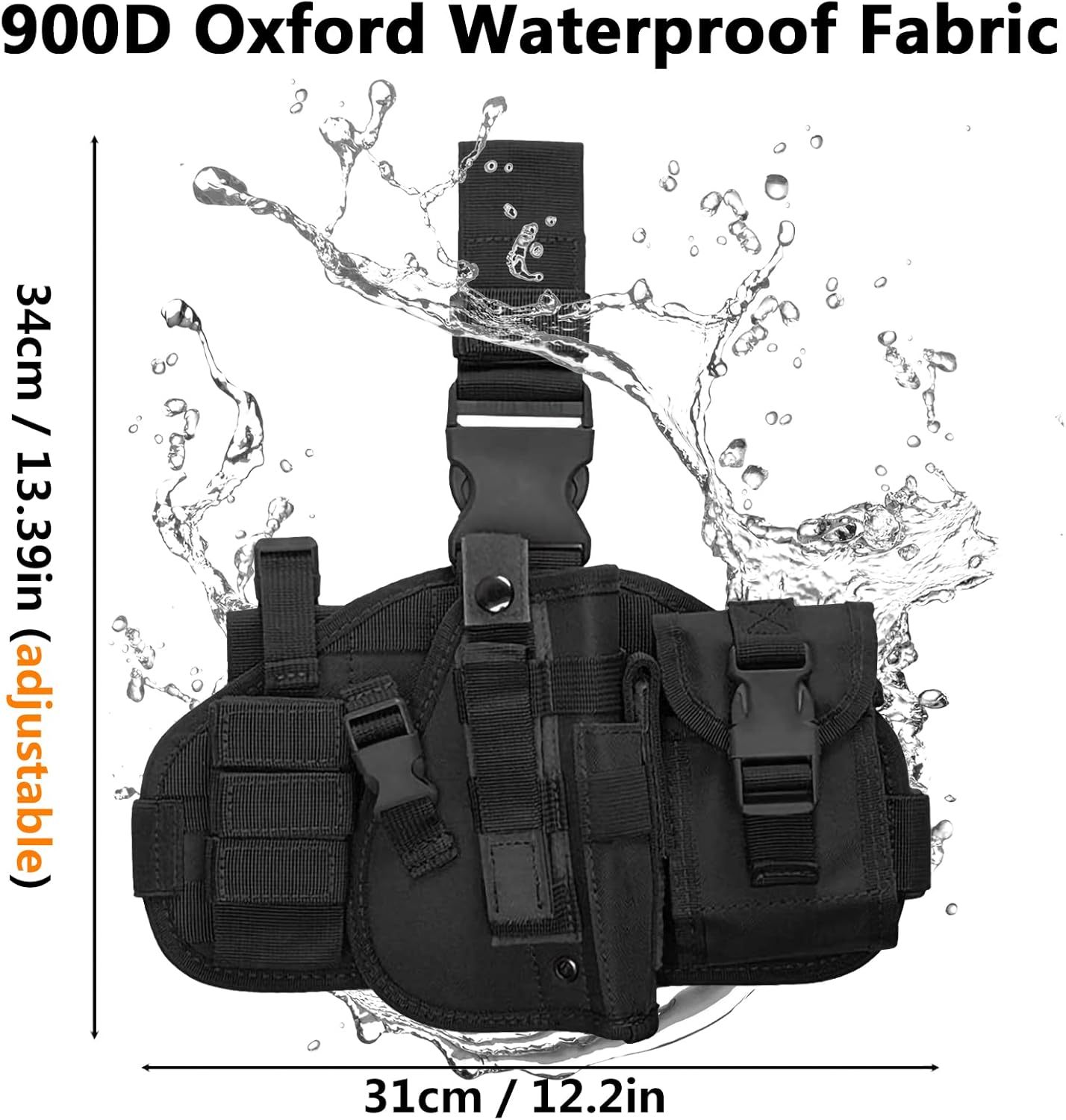 Hot Sale 40% OFF🔥Tactical Adjustable Thigh Holster for Right-Handed Users