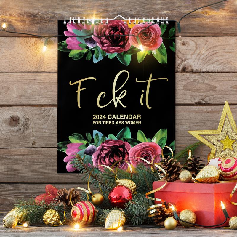 Mental Health Calendar 2024 / Funny Sweary Calendar