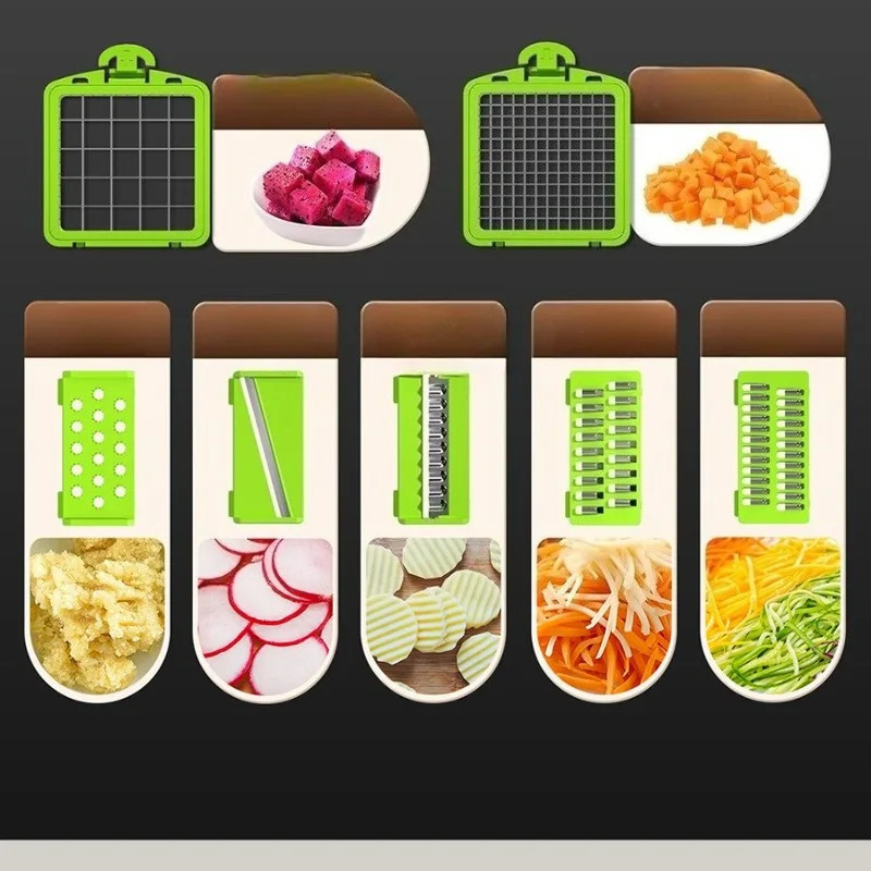 THIS IS A DISCOUNT FOR YOU = Multifunctional Vegetable Cutter Kitchen Simple Practical Convenient and Simple Vegetable Cutter Tool