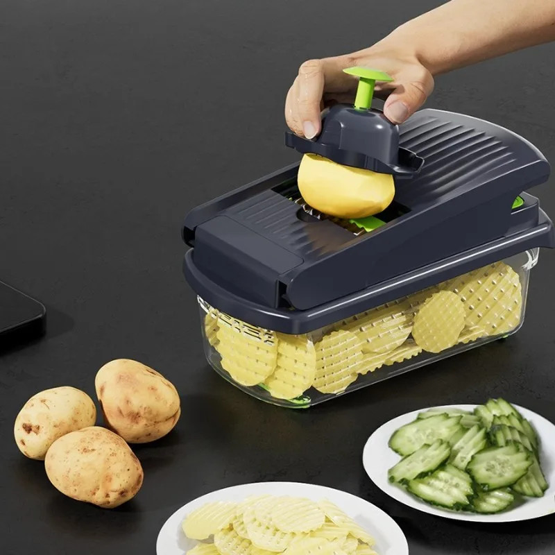 THIS IS A DISCOUNT FOR YOU = Multifunctional Vegetable Cutter Kitchen Simple Practical Convenient and Simple Vegetable Cutter Tool