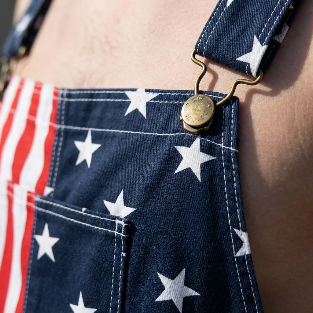 American Flag Overalls — Celebrate 250 Years of Freedom🎉