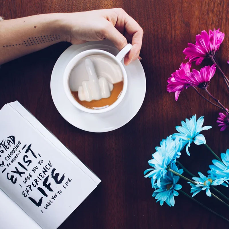 Middle Finger Coffee Mug