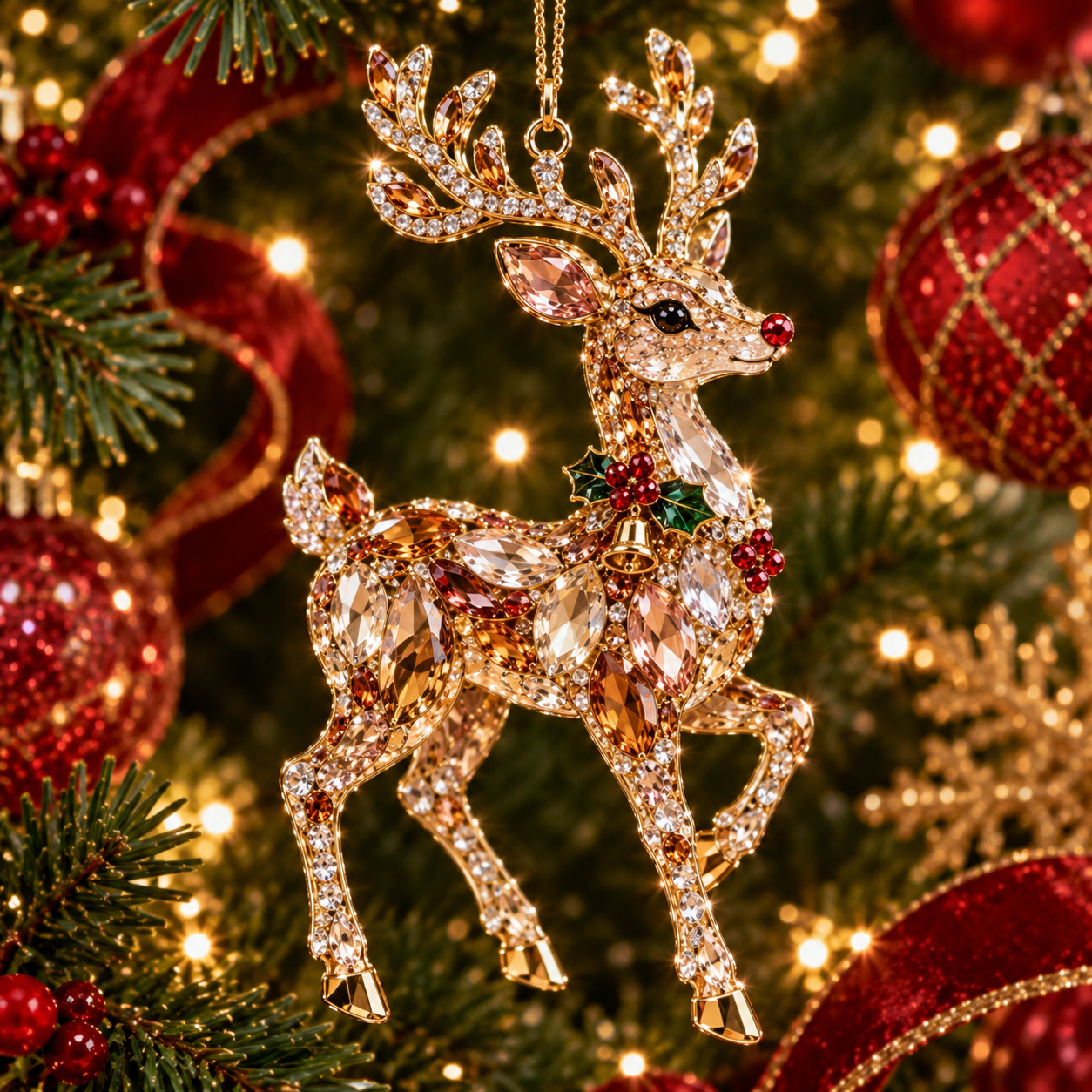 🎅 2026 Christmas Gift 50% Off--⏳ Last Day 49% OFF – 💎 Luxury Crystal Christmas Ornaments | Sparkling Gemstone Peacock, Butterfly & Bird Tree Decorations for Elegant Holiday Décor 🎄✨