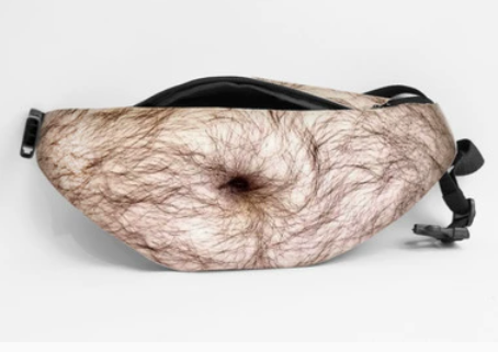 Funny Belly Waist Bag – Novelty Body Shape Fanny Pack for Travel & Parties