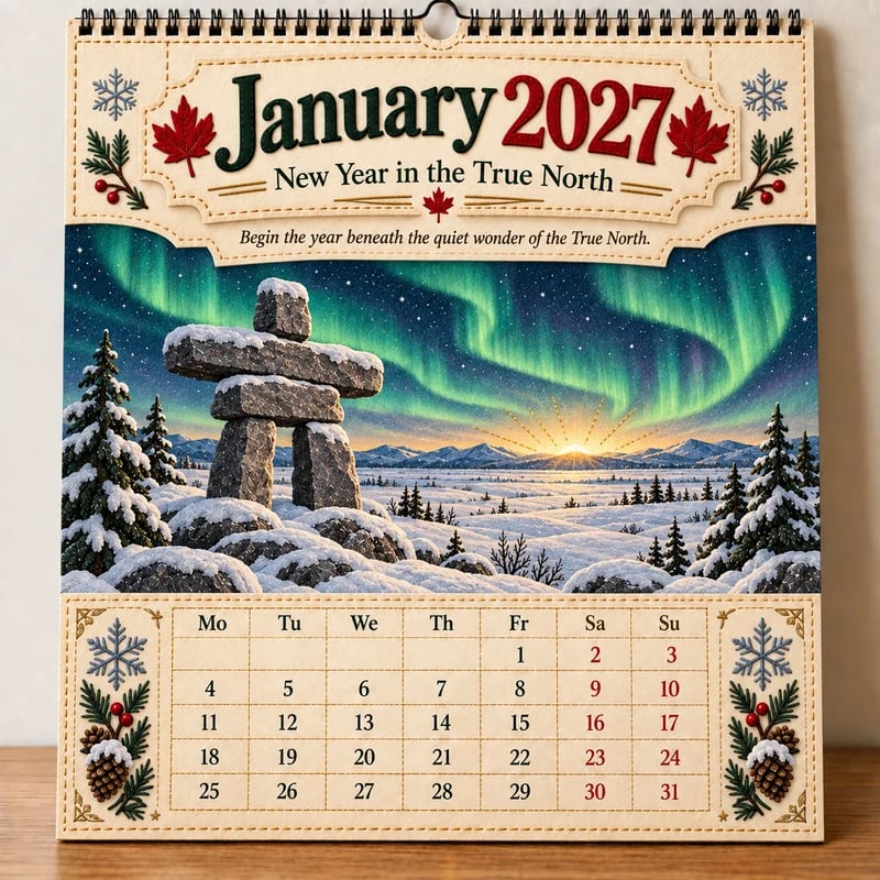 January 2027 Canada Calendar