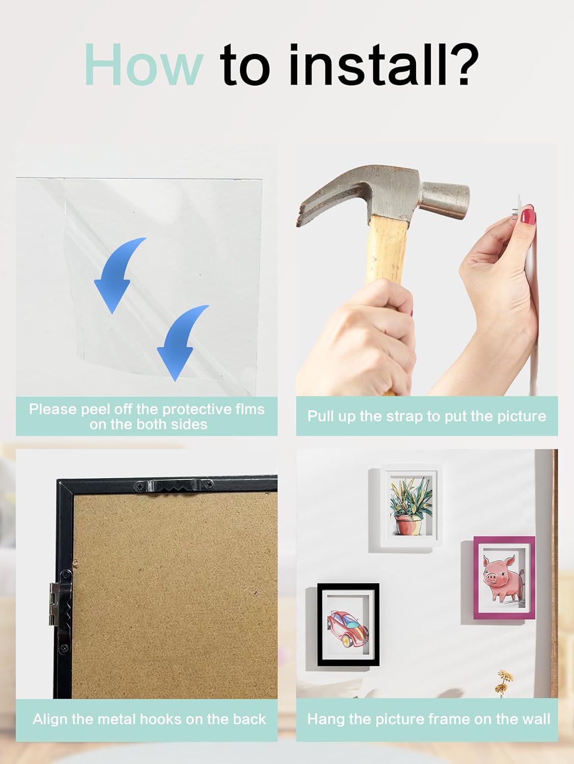 Kids Art Frames, Artwork Picture Frames Changeable