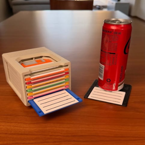 The Retro-Tech Coaster Holder