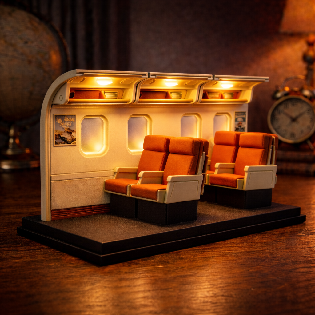 ✈️ Vintage Airplane Cabin Ambient Lamp