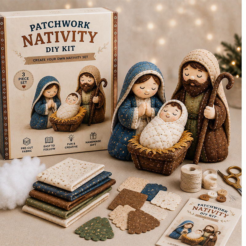 Patchwork Nativity DIY Kit