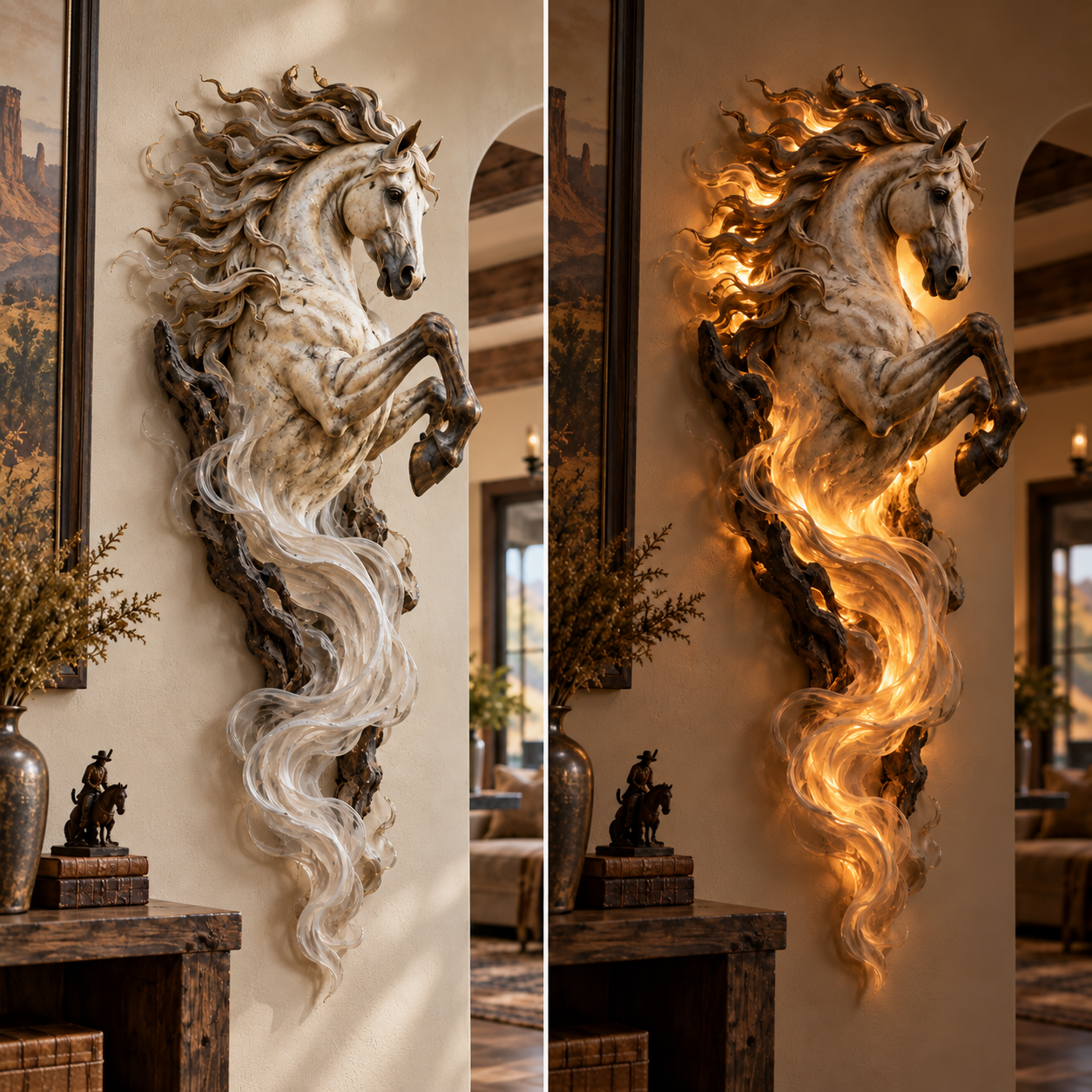 Celestial Flame Unicorn day and night
