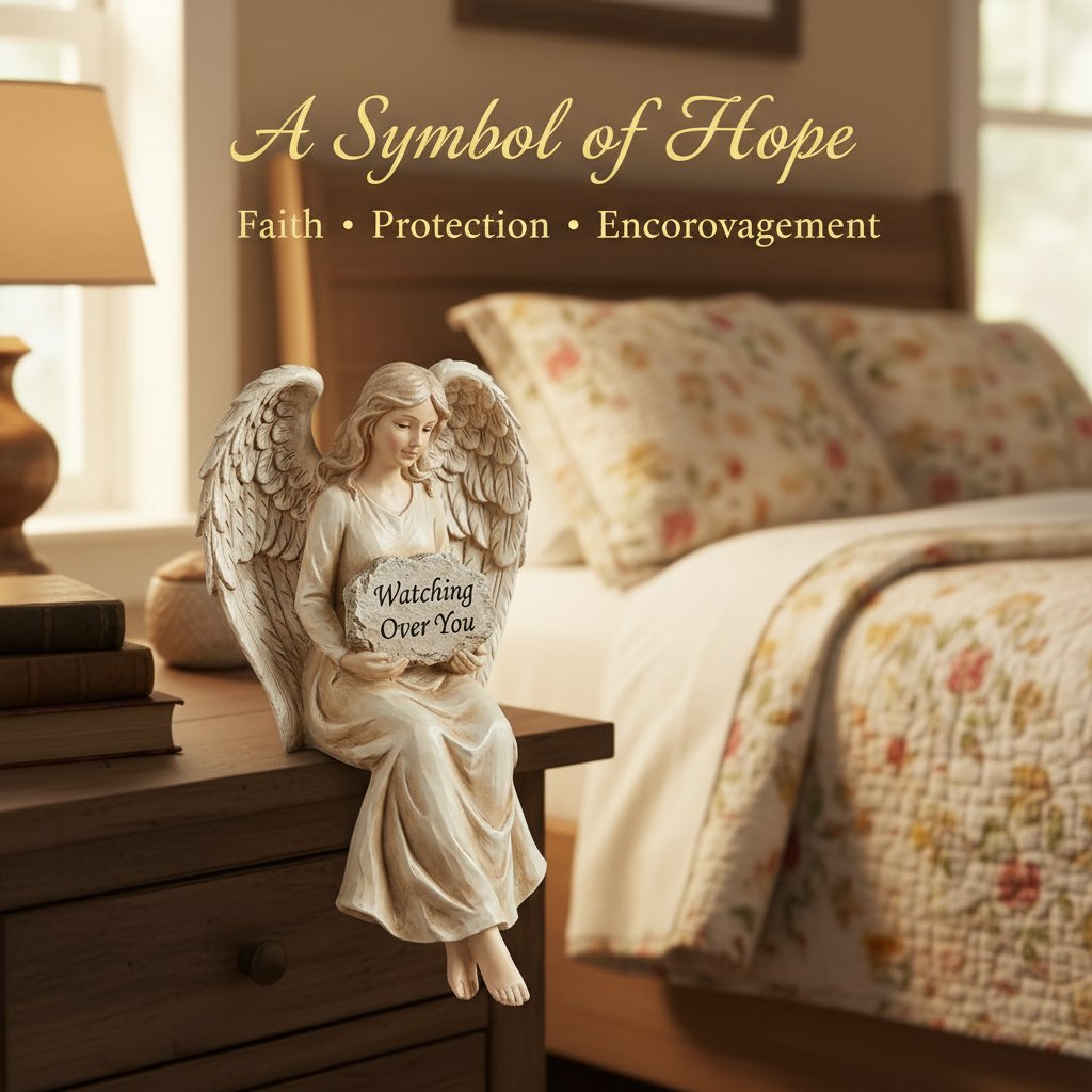 The "Watching Over You" Guardian Angel Shelf Sitter