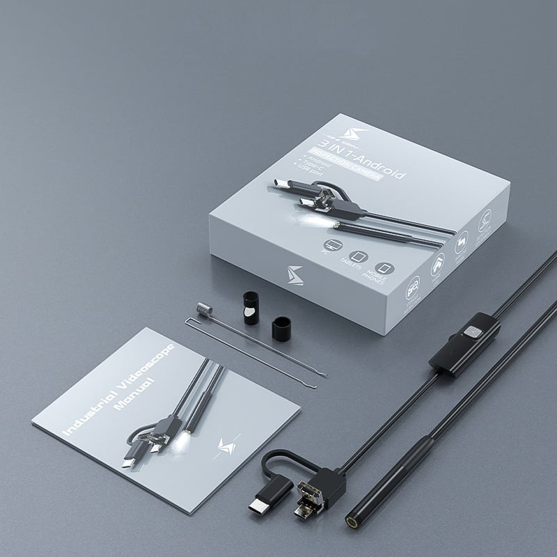 🔎 Plug-and-play endoscope camera – Compatible with Android、Windows、Mac(not applicable to Apple systems)