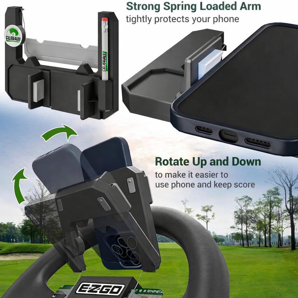 🔥Hot Sale 49% off🌟⛳ Golf cart steering wheel phone holder