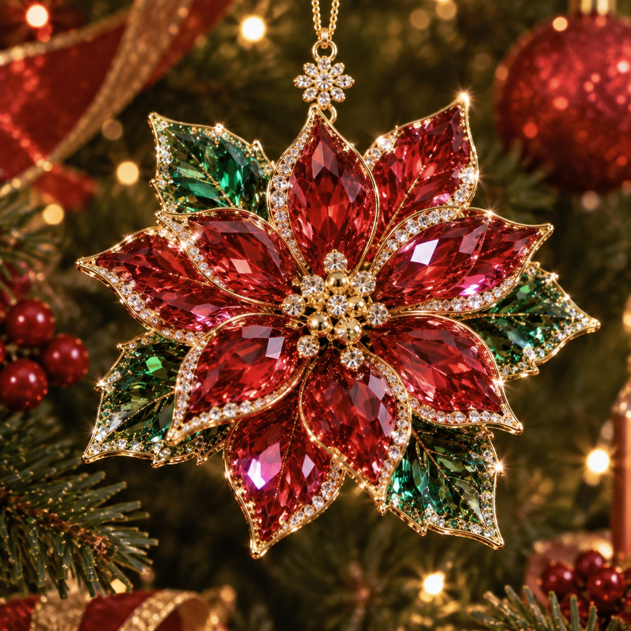 🎅 2026 Christmas Gift 50% Off--⏳ Last Day 49% OFF – 💎 Luxury Crystal Christmas Ornaments | Sparkling Gemstone Peacock, Butterfly & Bird Tree Decorations for Elegant Holiday Décor 🎄✨
