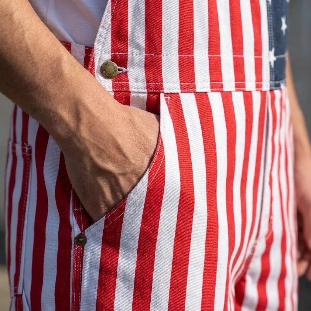 American Flag Overalls — Celebrate 250 Years of Freedom🎉