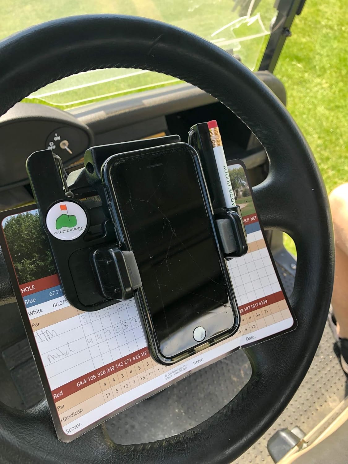 🔥Hot Sale 49% off🌟⛳ Golf cart steering wheel phone holder