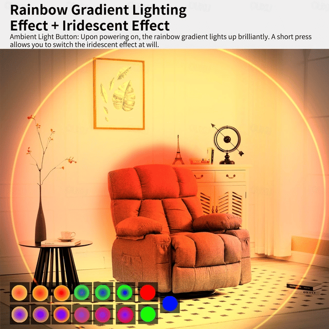 Smart LED Motion Sensor Night Light - RGB Gradient Dimmable Wall Lamp