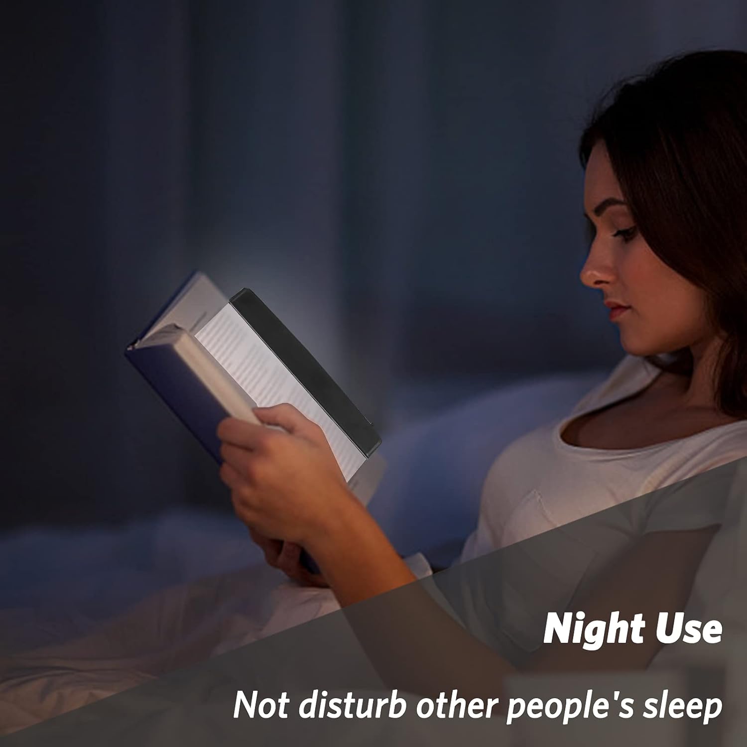 Multifunctional LED flat-panel night vision reading lamp