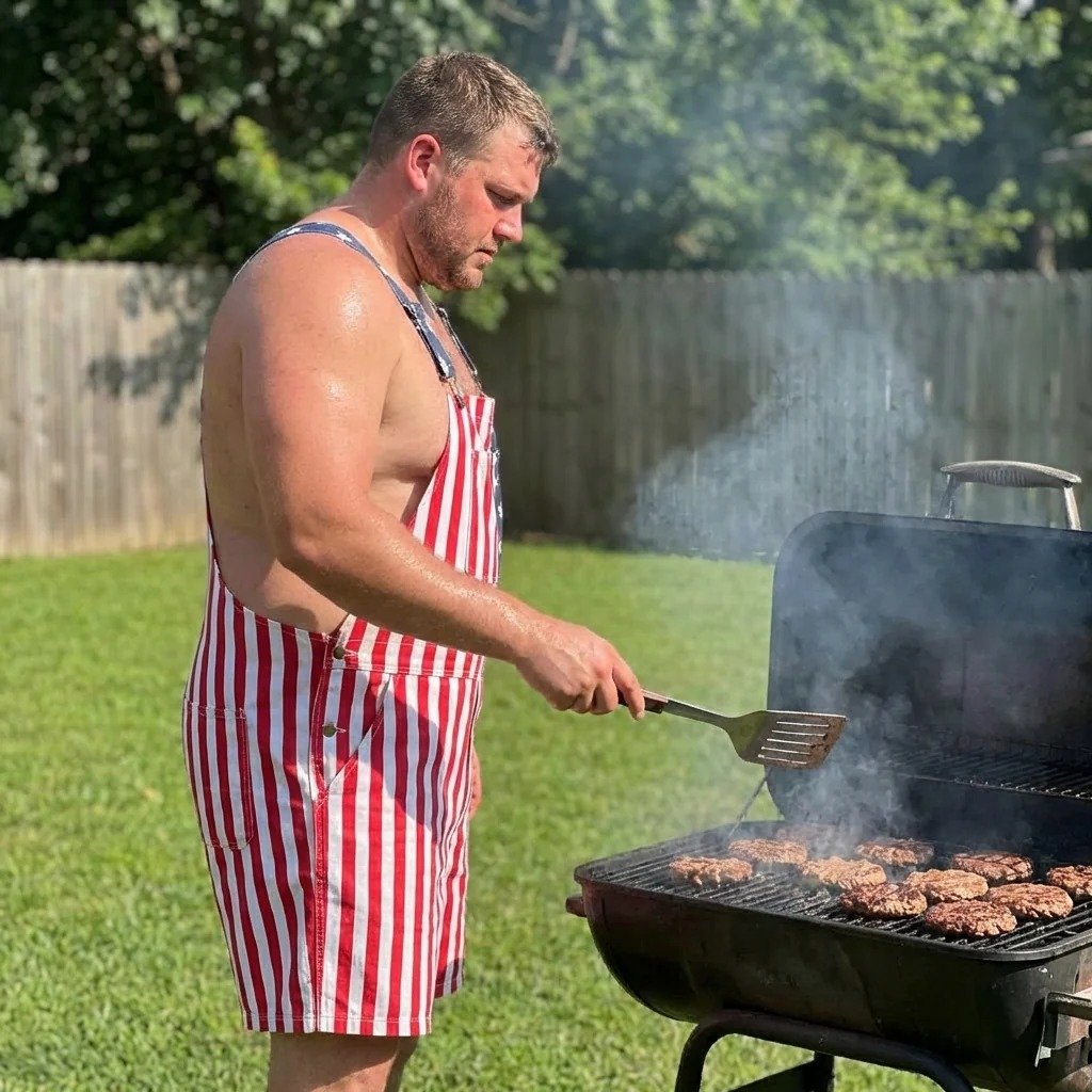 American Flag Overalls — Celebrate 250 Years of Freedom🎉