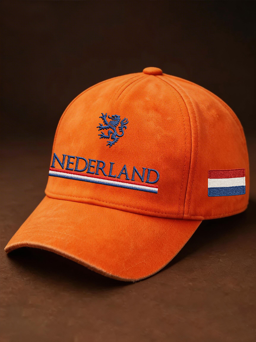 Uniseks pet met Nederlandse vlagprint