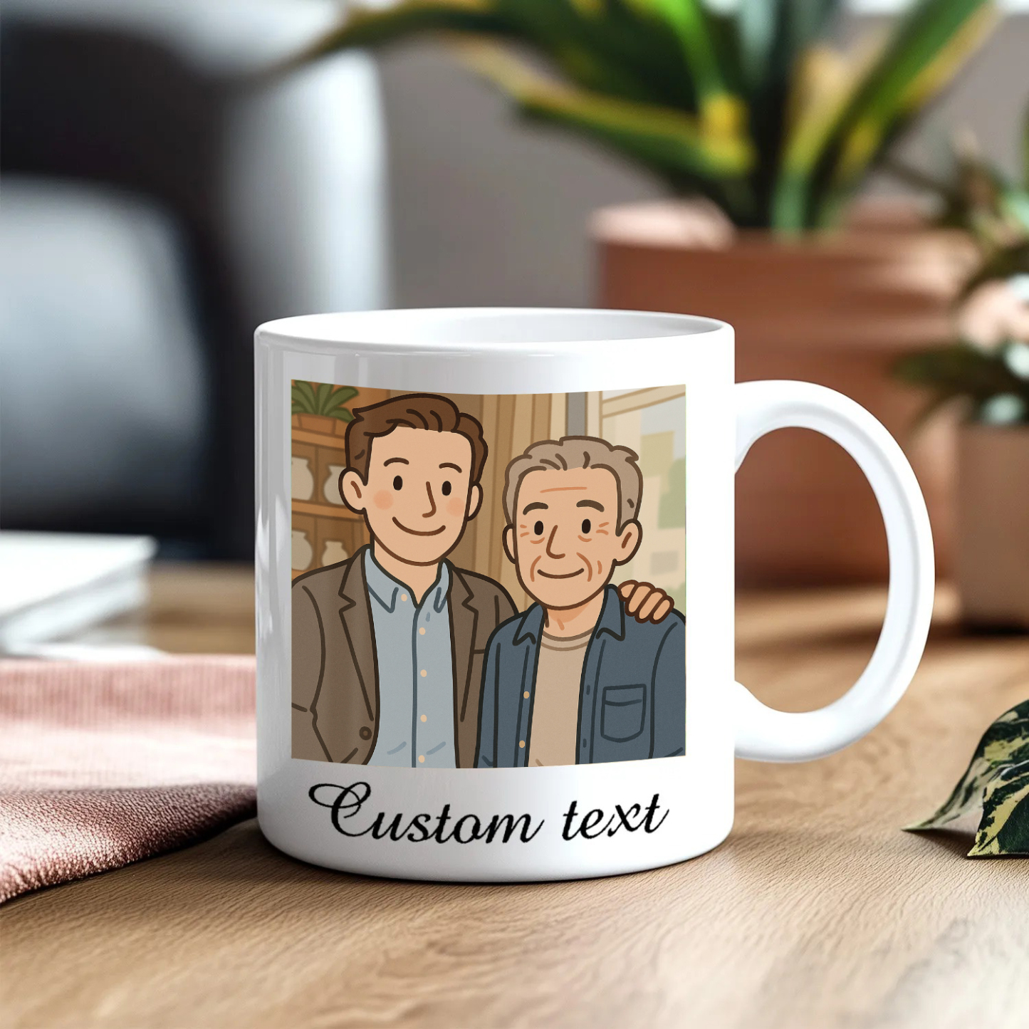Customized Mugs Various Fun Customization Anime Style for Dad