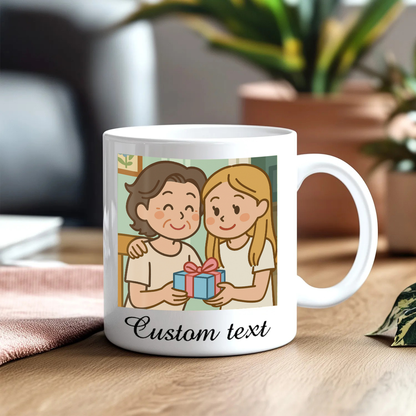 Customized Mugs Various Fun Customization Anime Style for Mom