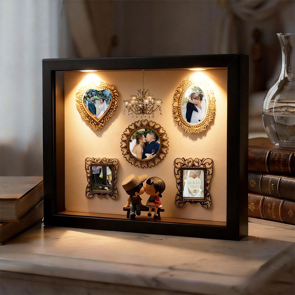 Museum of Us Frame Personalized Photo Couples Gift Cute Miniature Museum Gifts Custom Museum of us Frame