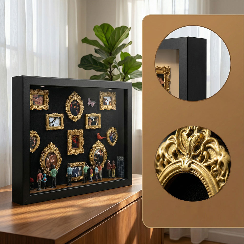 Museum of Us Frame Personalized Couples Gift for Her Cute Miniature Museum Gifts Meaningful Gift Valentine's Day Anniversary Gift - MyCameraRollKeychain