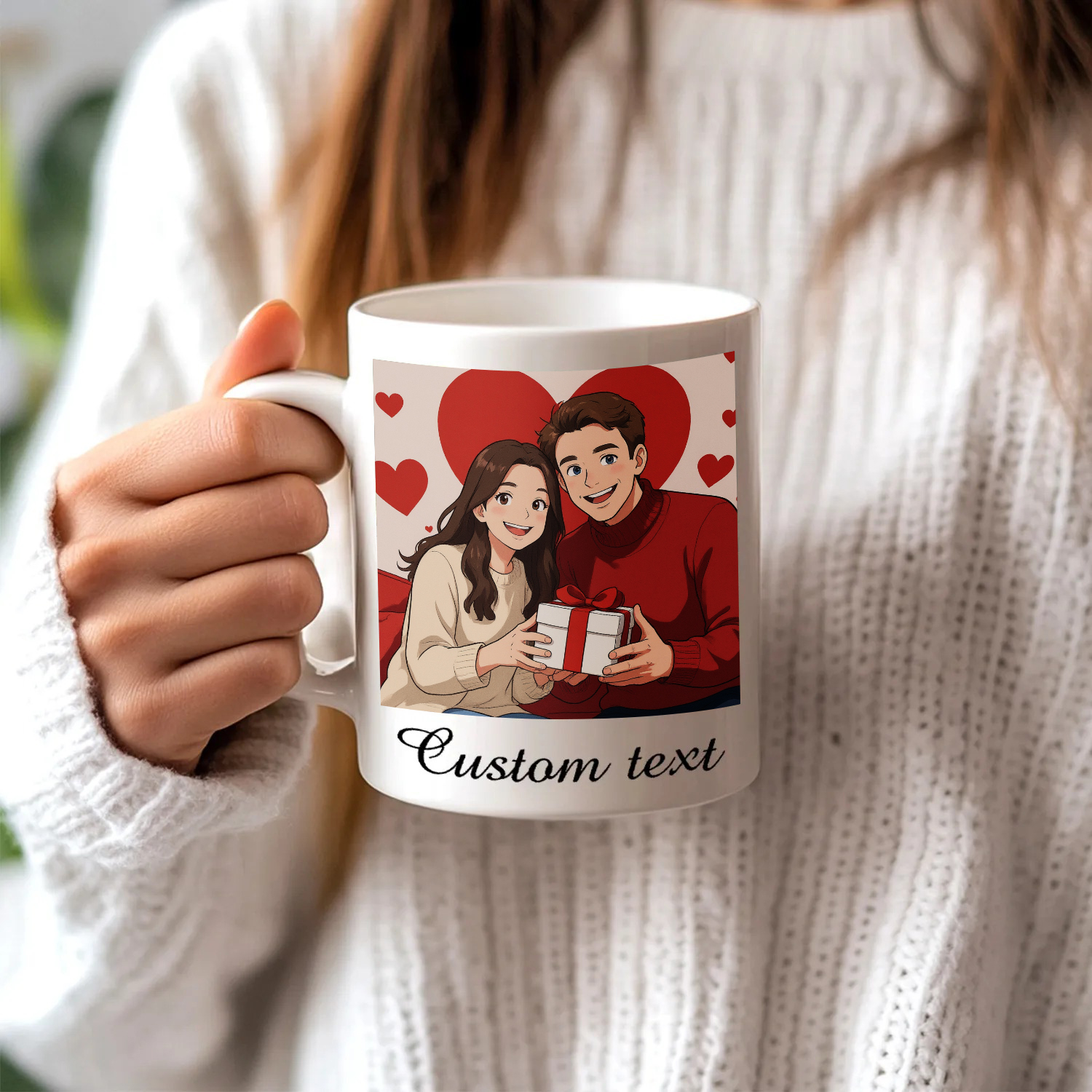 Customized Mugs Various Fun Customization Anime Style Valentines Day Gift