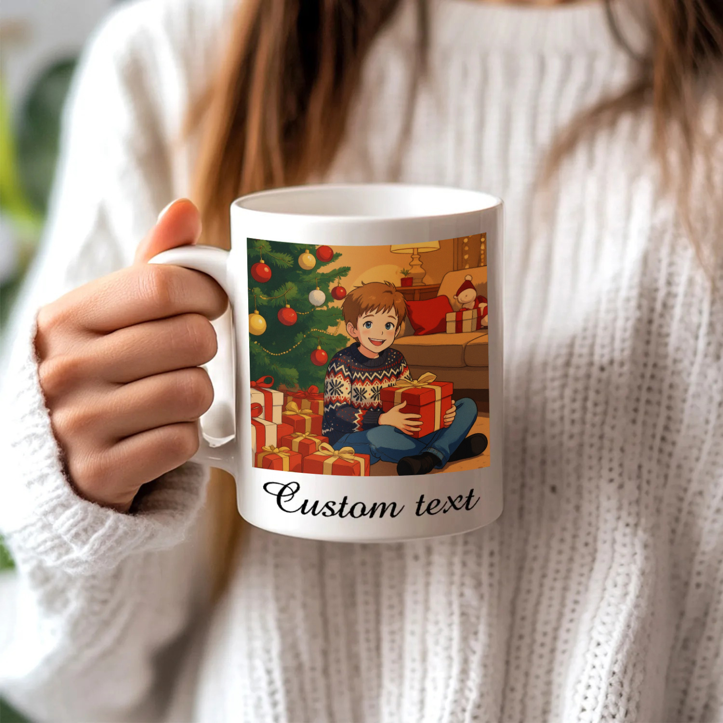 Customized Mugs Various Fun Customization Anime Style Christmas Gift