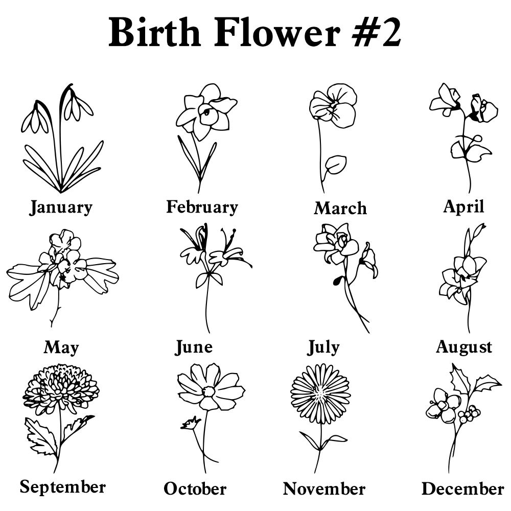 Custom Date & Birthstone Anniversary Necklace Personalized Calendar & Birthstone Necklace Birthday Gift for Her - aiprintlab