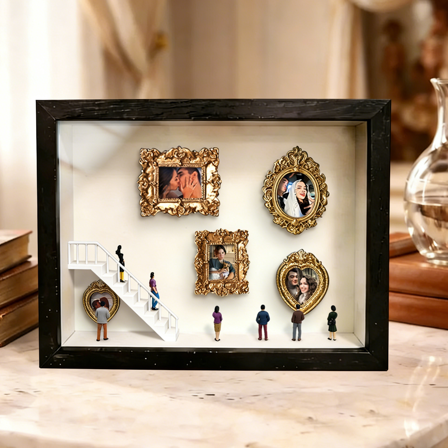 Custom Mini Museum of Us Frame Custom Photo Couples Gift for Her Valentine's Day Gifts