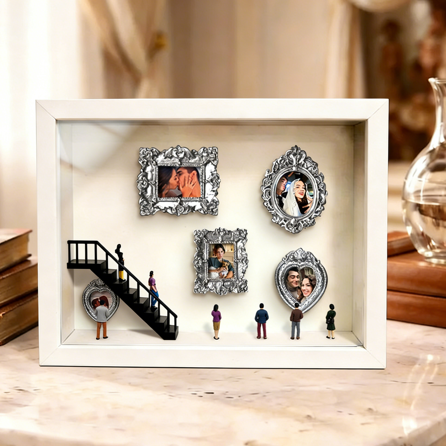 Custom Mini Museum of Us Frame Custom Photo Couples Gift for Her Valentine's Day Gifts