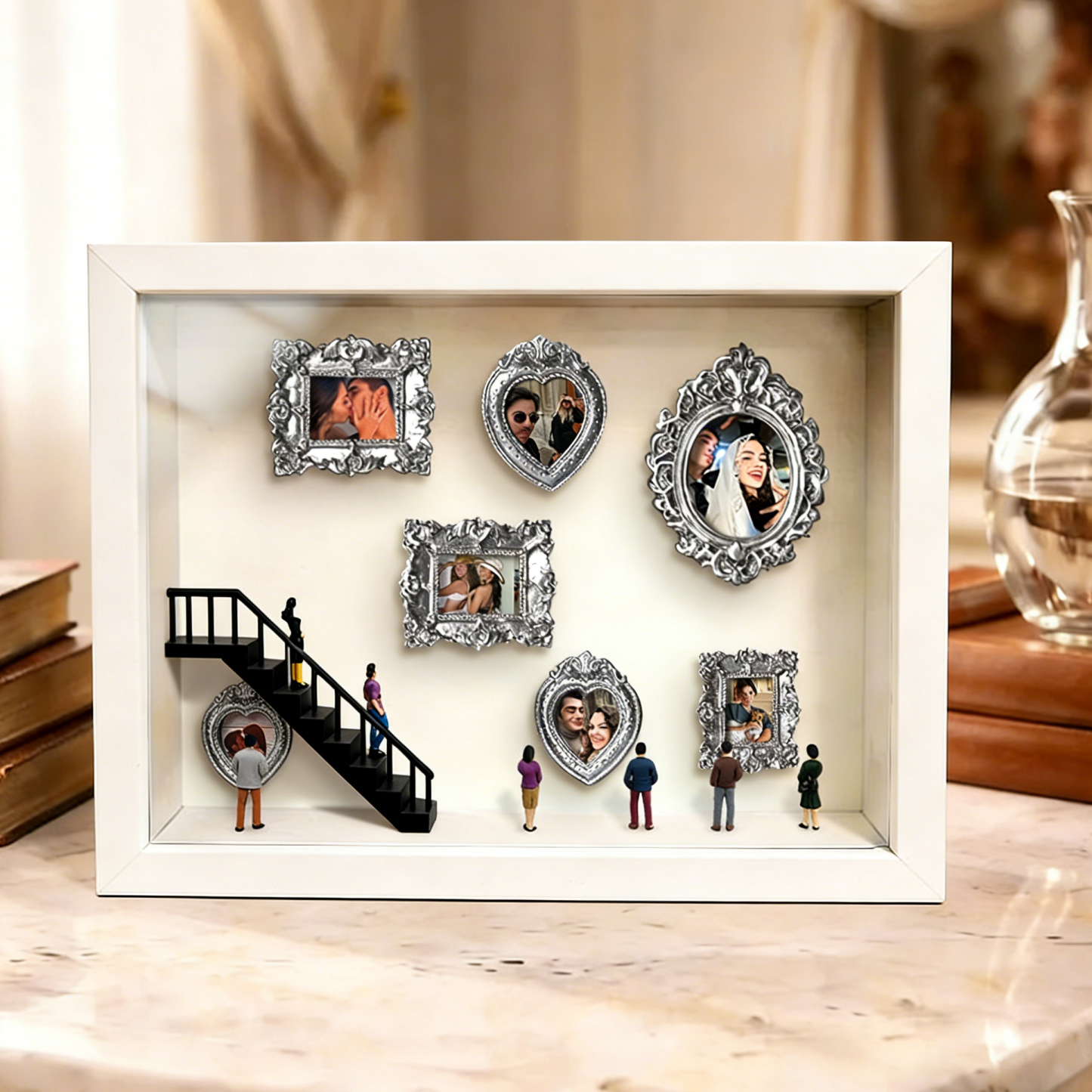 Custom Mini Museum of Us Frame Custom Photo Couples Gift for Her Valentine's Day Gifts