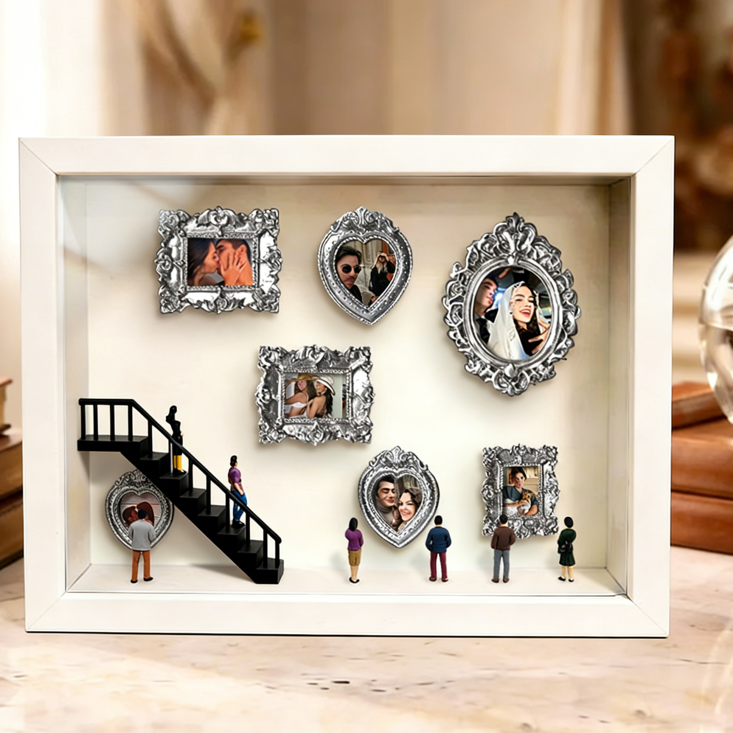 Custom Mini Museum of Us Frame Custom Photo Couples Gift for Her Valentine's Day Gifts