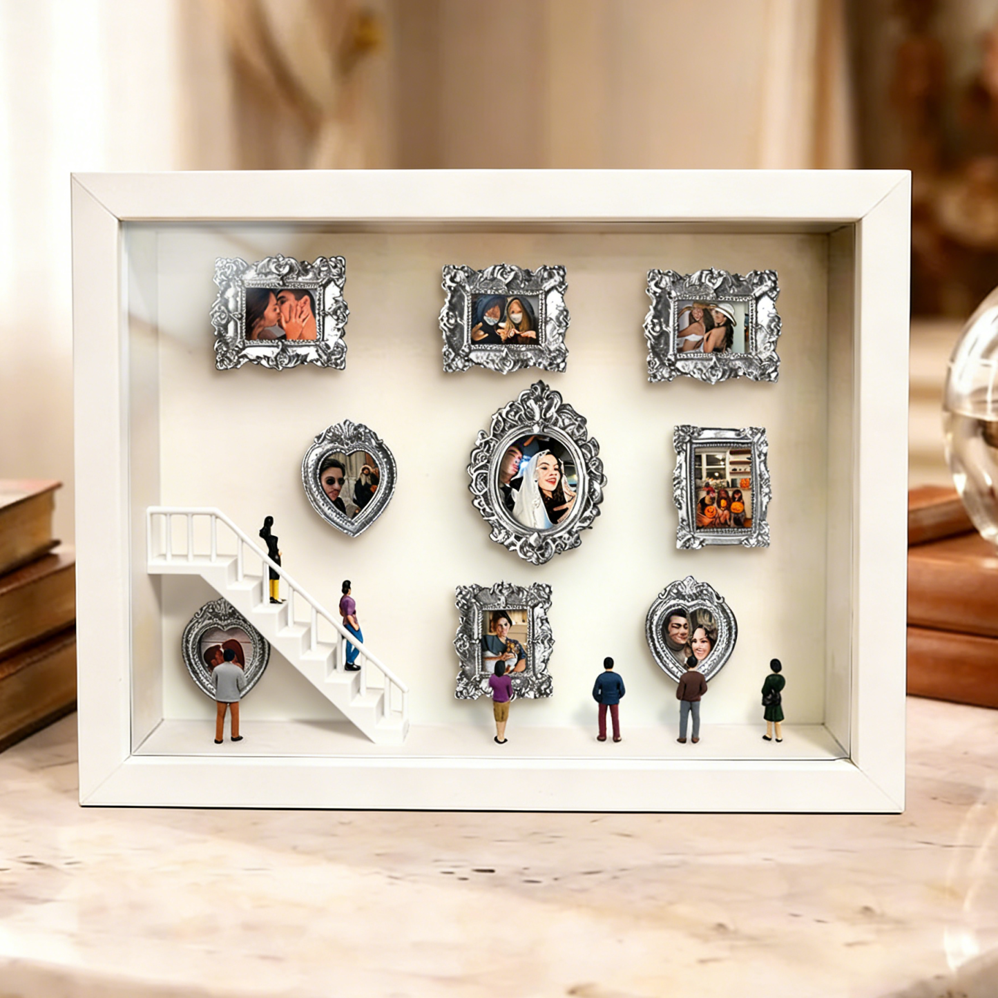 Custom Mini Museum of Us Frame Custom Photo Couples Gift for Her Valentine's Day Gifts