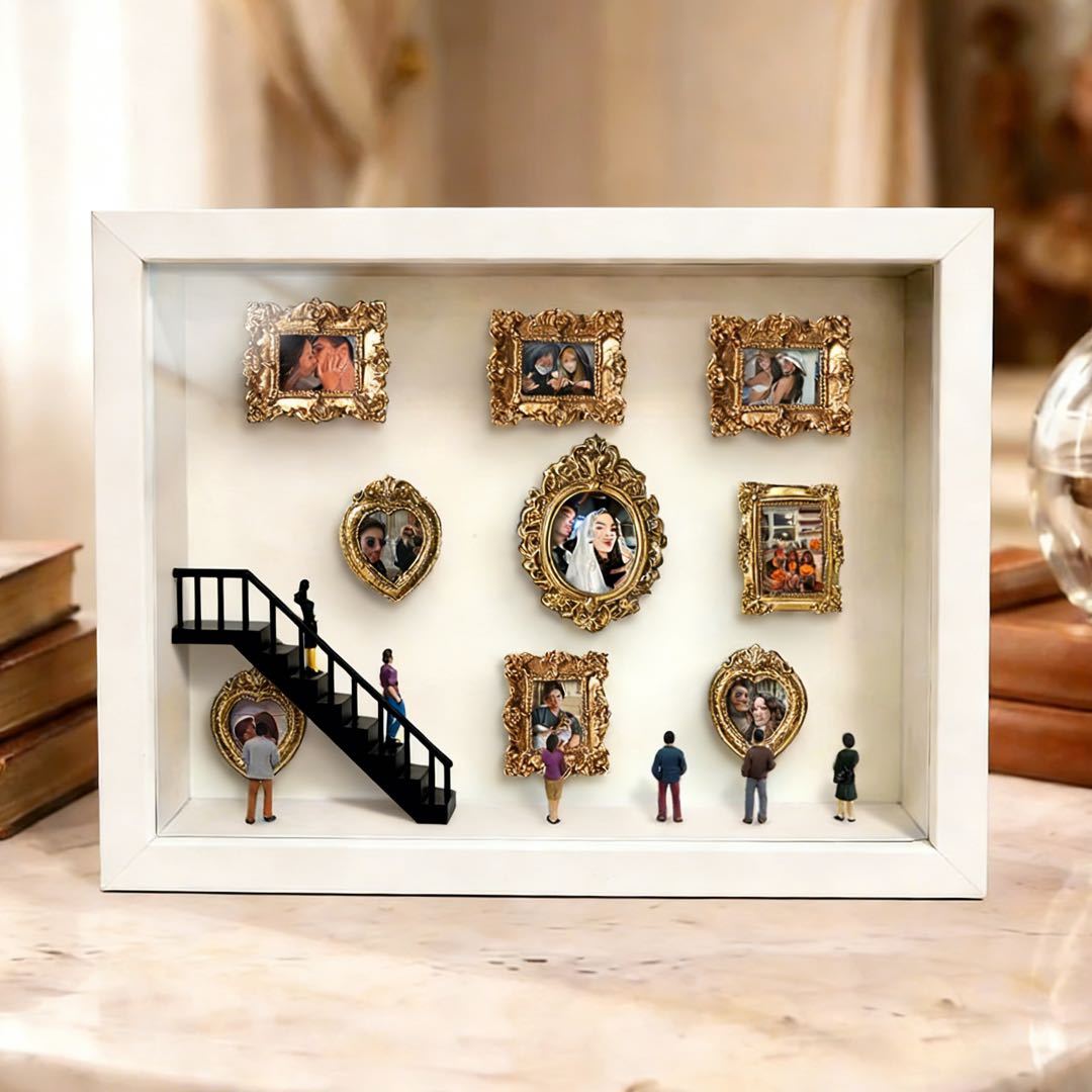 Custom Mini Museum of Us Frame Custom Photo Couples Gift for Her Valentine's Day Gifts