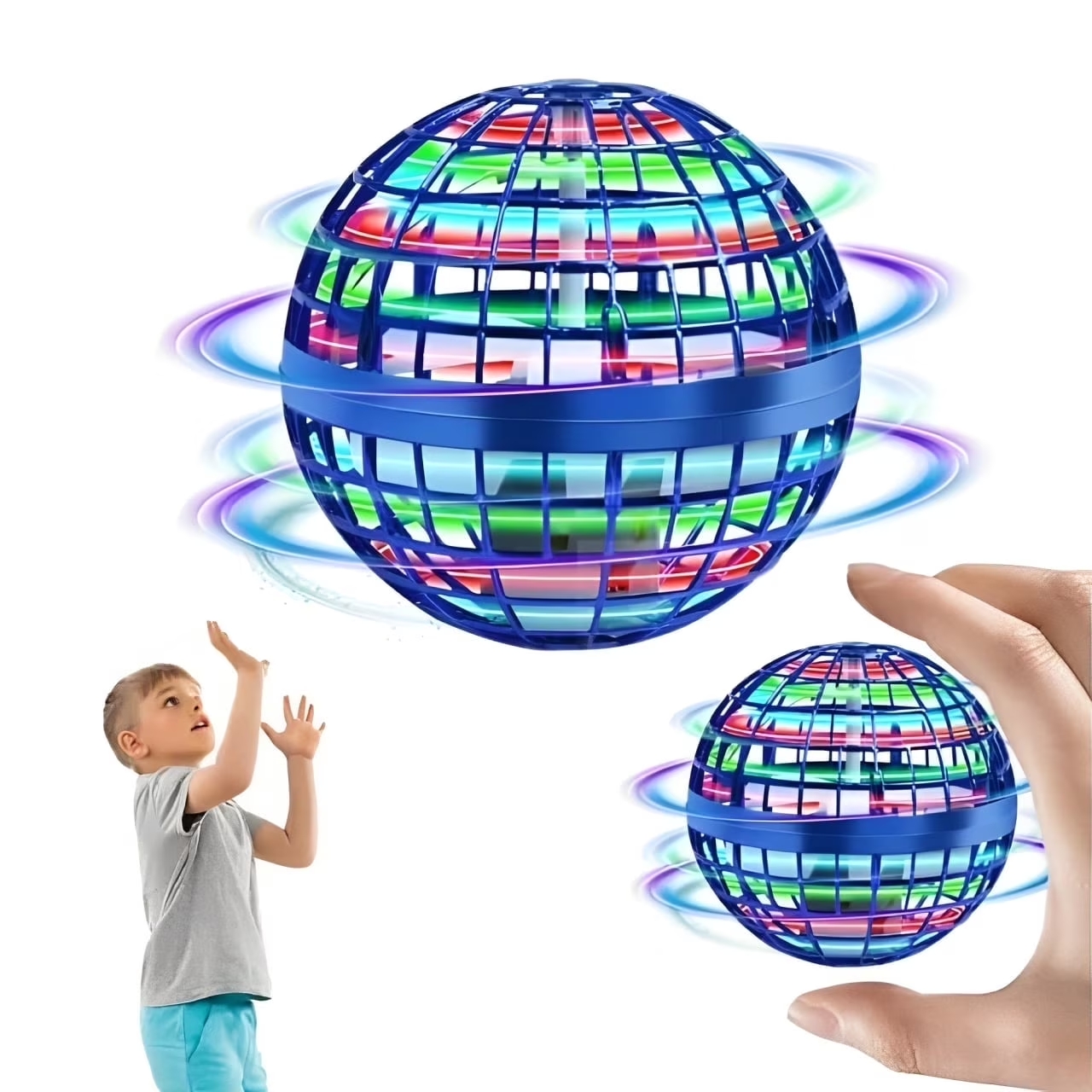 Flying Orb Ball Toy Galaxy Cosmic Fly Ball Magic Hand Controlled Mini Galactic Hover Ball Cosmic Globe Cool Outdoor Toy - aiprintlab