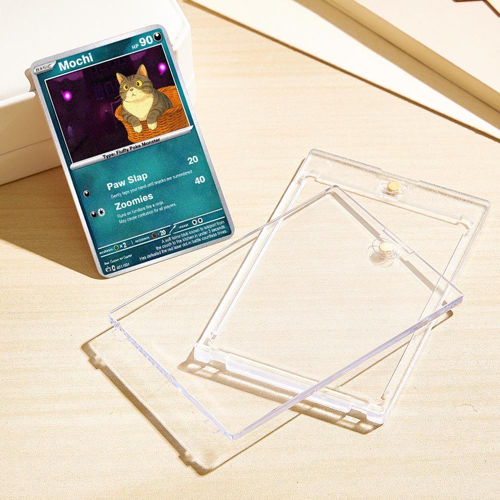 Custom POKE Pet Card from Photo - Personalized Cartoon Gift for Cat Lovers - Funny Poke Style Poster - aiprintlab