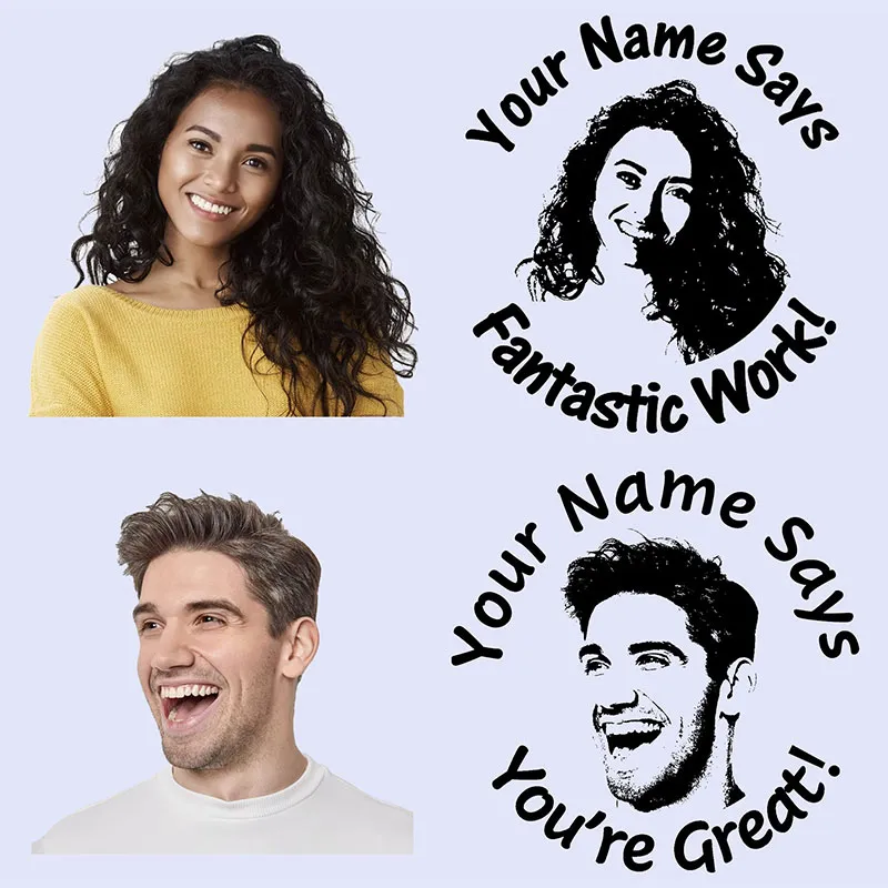Personalized Face Stamp Teacher Stamp