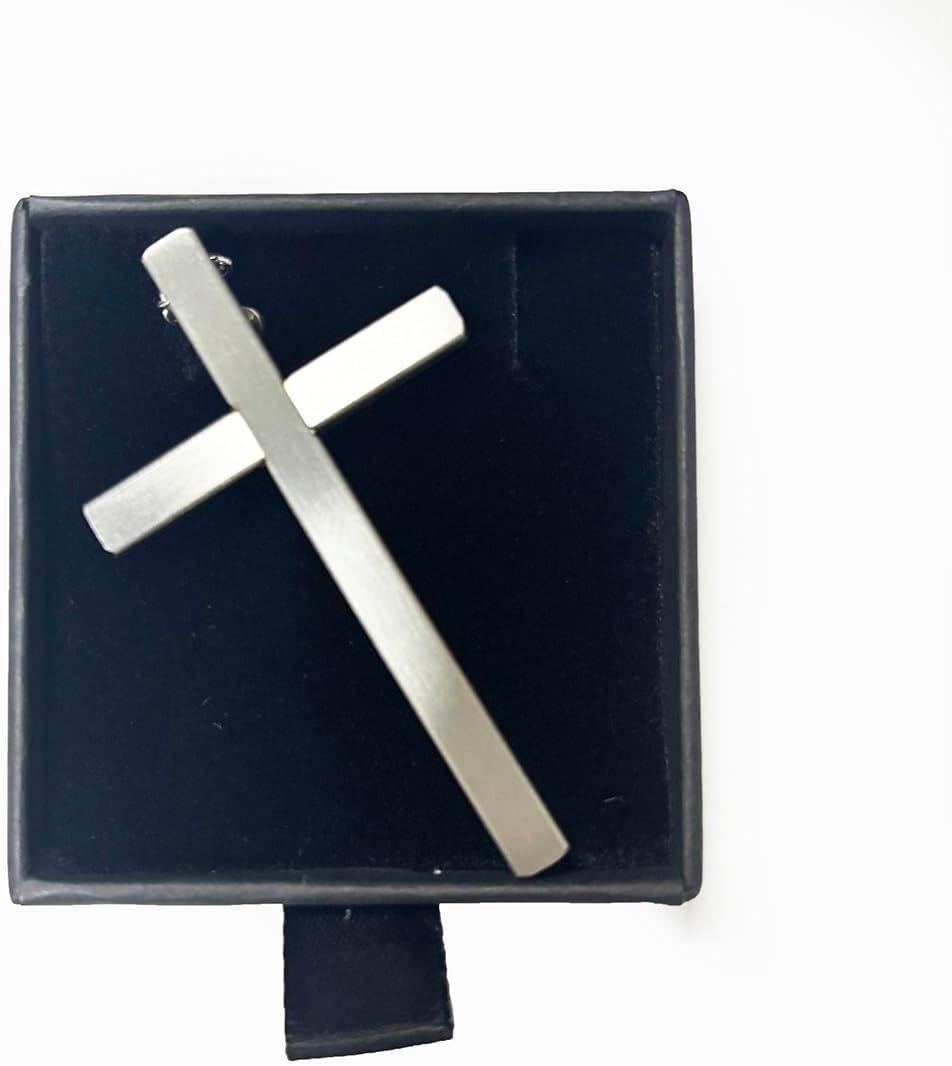 Self Defense Cross Necklace, 21 inch Chain, Stainless Steel Hidden Protection Tool with Safety Lock - aiprintlab