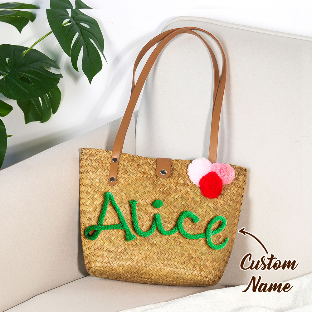 personalized straw moroccan basket,bridal shower bags,customized straw bags,custom beach bag,straw tote,embroidered bags