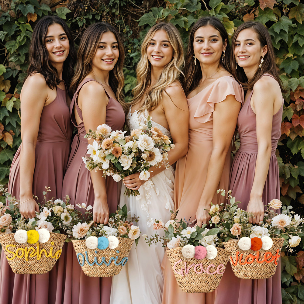 PERSONALIZED straw moroccan basket,bridal shower bags,customized straw bags,custom beach bag,straw tote,embroidered bags