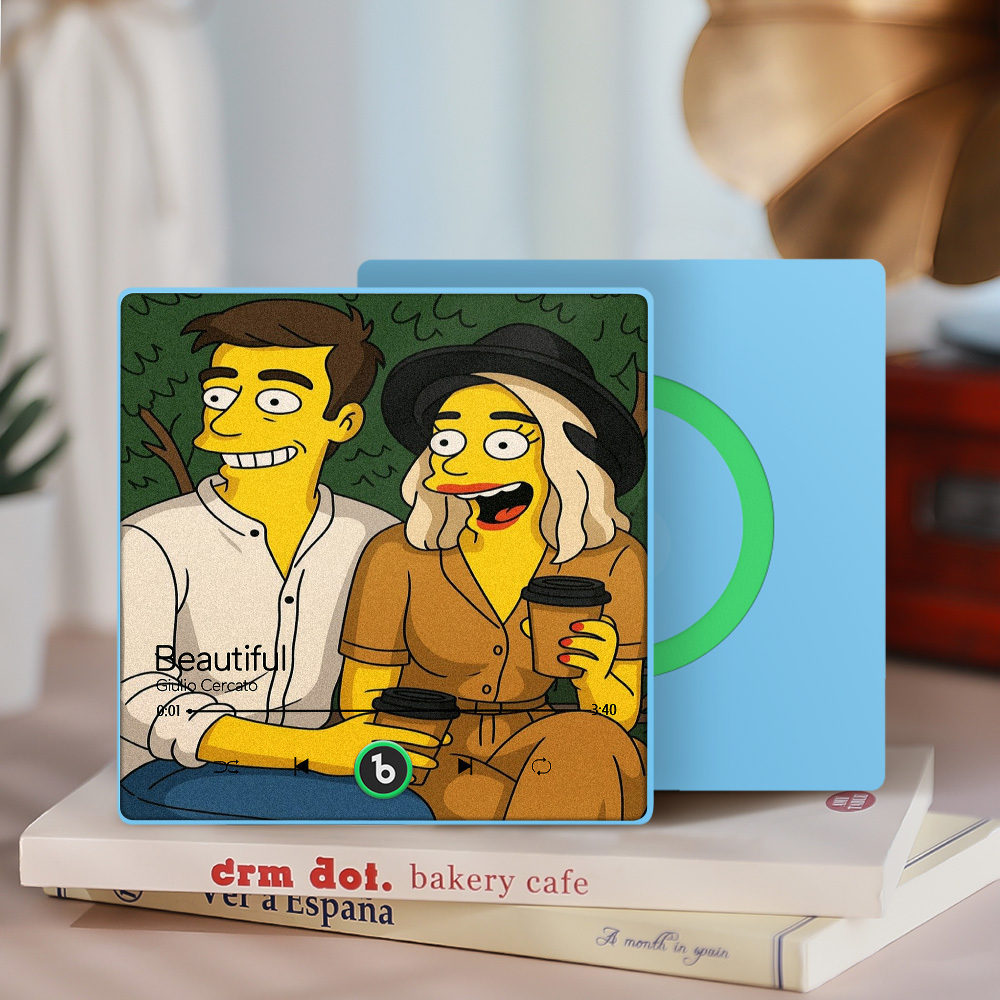 Customized Music Fridge Magnets Different Personality Cartoon Character Style Photo Frame Album Fridge Magnets