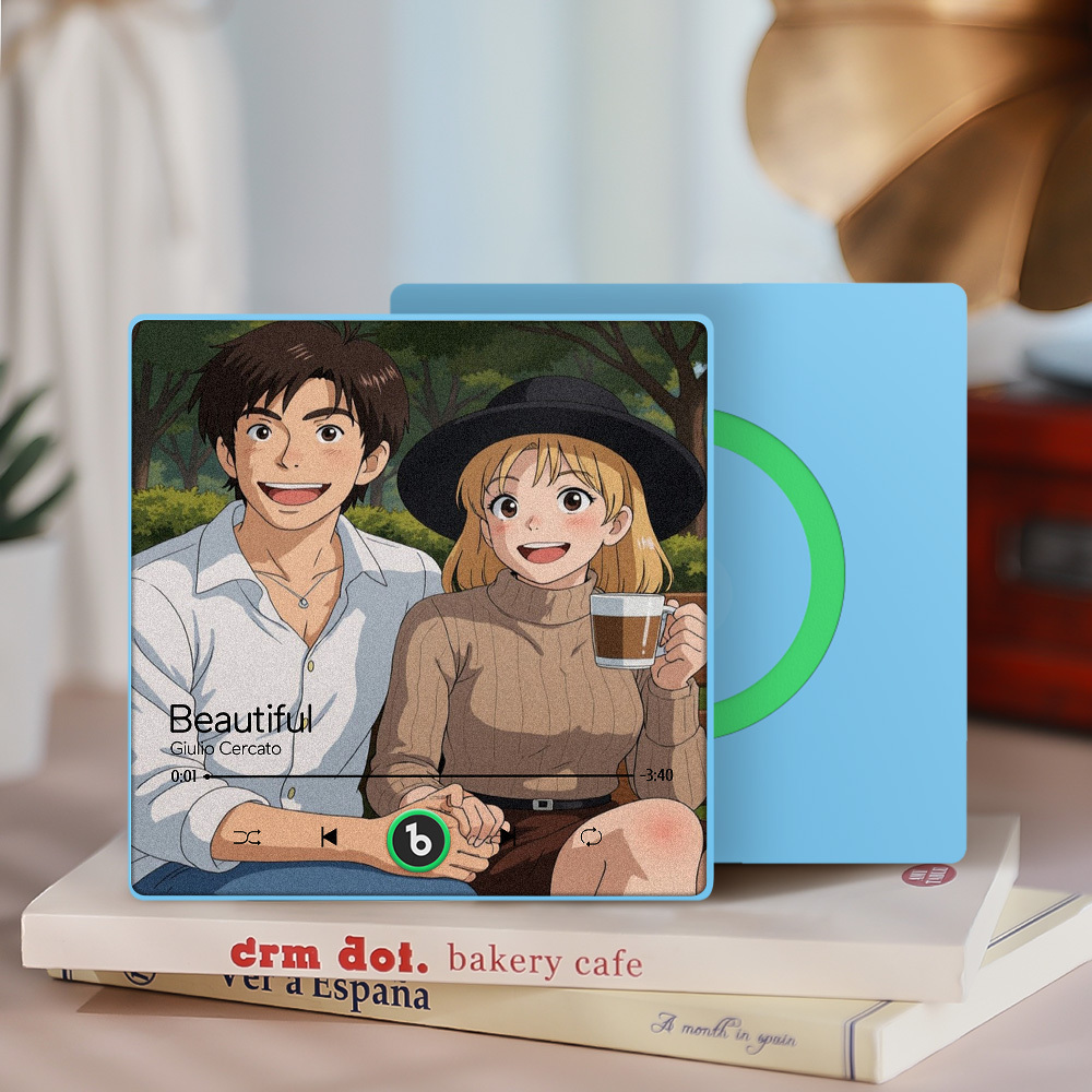 Customized Music Fridge Magnets Different Personality Cartoon Character Style Photo Frame Album Fridge Magnets