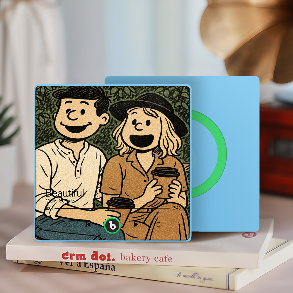 Customized Music Fridge Magnets Different Personality Cartoon Character Style Photo Frame Album Fridge Magnets