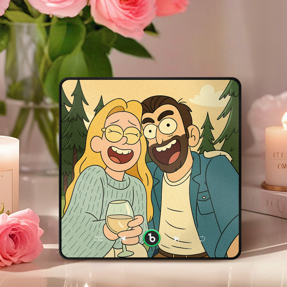 Custom American Cartoon Music Fridge Magnet Creative Personalized Fridge Sticker Best Gift for Kids and Friends