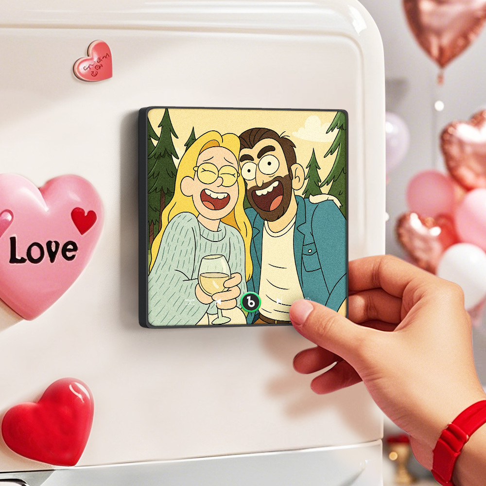 Custom American Cartoon Music Fridge Magnet Creative Personalized Fridge Sticker Best Gift for Kids and Friends